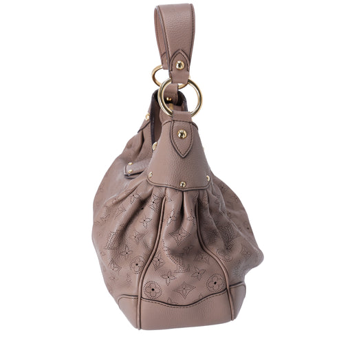 Louis Vuitton Monogram Mahina Solar PM Shoulder Bag M93445 Poudre Taupe Leather